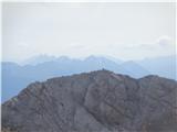 In dvojica na vrhu Škrnatarice (2448 m).