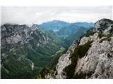 Od Viševnika do Debele Peči (prečenje vrhov nad Krmo) Dolina Krma