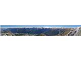 7 vrhov Stubaja: Hoher Burgstall (2611 m) Prekrasen razgled z vrha: panorama