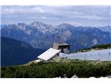 Monte Scinauz Zgornja postaja vojaške žičnice z odličnim razgledom