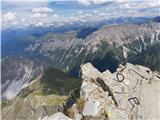 20.-21. julij 2020: Habicht (3277 m) in Kalkwand Utrinek s sestopa proti koči I.