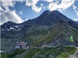 20.-21. julij 2020: Habicht (3277 m) in Kalkwand nnsbrucker Hütte in Habicht nad njo, ko se dan preveša v večer