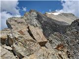 Hohe Geige (3394 m) - prvak severnega dela gorstva Zavarovana pot po zračnem grebenu I.