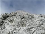 Solsteina (2637 m, 2541 m) in Hohe Munde (2662 m, 2592 m) Strm vzpon do vršnega grebena