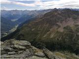 Mogočni Piz Linard (3410 m) z okolico, 25.-26.8.2020 (Silvretta) Razgled s Piz Glimsa II.