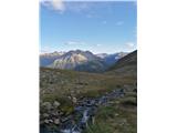 Mogočni Piz Linard (3410 m) z okolico, 25.-26.8.2020 (Silvretta) Sestop proti koči