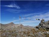 Mogočni Piz Linard (3410 m) z okolico, 25.-26.8.2020 (Silvretta) Fuorcla de Glims (2802 m)