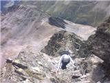 Mogočni Piz Linard (3410 m) z okolico, 25.-26.8.2020 (Silvretta) Všečno plezanje po grebenu II.