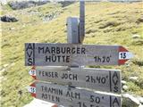 Sarntalske Alpe-drugi dan -prečenje od gostišča Alpenrosenhof do Marburg-Siegeren Hutte. Kam?