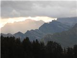 Sarntalske Alpe-četri dan-osvajanje najvišje vrha teh Alp-Hirzer -2741m Jutro-Četrti dan .