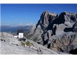 Pale di San Martino - samotni Dolomiti Tudi s te strani je nekaj dostopov na Cimo Vezzano