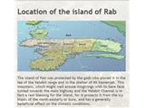 Otok Rab, občine in okrožja
