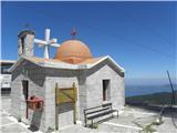 Olympos (Lesbos - Grčija) cerkvica na vrhu