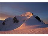 Mont Blanc v jutranjem žaru