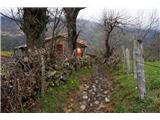 Camino del Salvador – pot preko gora Asturije Po dolgih urah hoje spet civilizacija :)