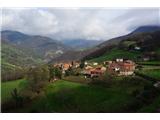 Camino del Salvador – pot preko gora Asturije Vsepovsod je polno takih gručastih vasic.