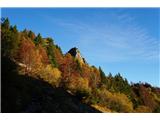 Monte Pasubio in izjemna pot Strada delle 52 Gallerie  Pozna jesen