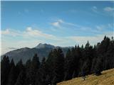 vrhovi nad Sorško planino, ČP, spodnje  Bohinjske gore