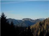 pogled na Triglav z Jenkove  planine