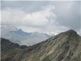 Degenhorn 2946 m Hochleitenspitze 2877 m,  desno