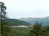 Breginjski kot & Nadiža pogled iz nasprotnega hriba nazaj na Prossenicco