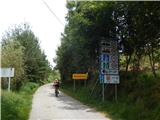 Breginjski kot & Nadiža spet na asfaltu, od nekdanjega mejnega prehoda do Robidišča je malo manj kot km vzpona