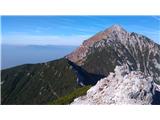 vrh Mali Grintovec, Bašeljski vrh in Storžič