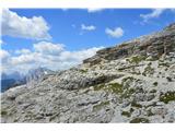 Sextenski Dolomiti-Croda Fiscalina di Mezzo-2675m Lepa pot na vrh.