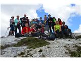 Sextenski Dolomiti-Croda Fiscalina di Mezzo-2675m Gasilska na vrhu.