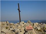 Ugljan - Ščah 286 m najvišja točka Ugljana