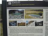 Pot slapov pod Sočergo tabla v Sokoličih