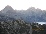 Cima Picolla della Scala - Via Piemontese Ive IV+/III-IV 250m Dobro znani vrhovi v daljini ...