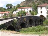 Most čez reko Ulzama. Prihod v mestece Villava, ki je že blizu Pamplone.