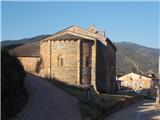 Camino Frances Iglesia de Santiago v kraju Villafranca del Bierzo.