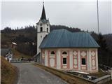 Cerkev Sv.Pavla v vasi Stara Oselica .