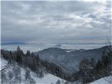 Osovnik,Gontarska pl.,Govejek (krožna tura) Šmarna gora v oblakih