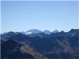 Engadiner Alps - ( Berninapass , St.Moritz , Diavolezza  -  Munt Pers 3207m ) Ortler v Ozadju