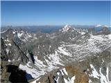 Petzeck 3283m Hochschober 3242m kot četrta najvišja gora,a gora  avstrijcev v pravem pomenu
