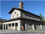Engadiner Alps - ( Berninapass , St.Moritz , Diavolezza  -  Munt Pers 3207m ) Cerkev v St.Moritzu