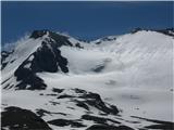 Grande Tete 2750m,L`Isere Grande Aiguille Rosse 3482m,vrh levo