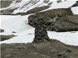 Grande Tete 2750m,L`Isere Kamnite markacije kot v Himalaji