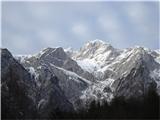 Kamniško-Savinjske Alpe iz Kamniške Bistrice