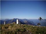Skutnik-Monte Guarda 1721m vrh Skutnik