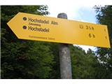 Hochstadel 2681m začetek poti