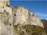 Monte Pietravecchia iz italijanske strani - kdo bi si mislil, da gre za goro z zelo lahkim in lepim dostopom