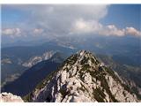 Pogled v smer Ute-Strelovec-Olševa z vrha Krofičke